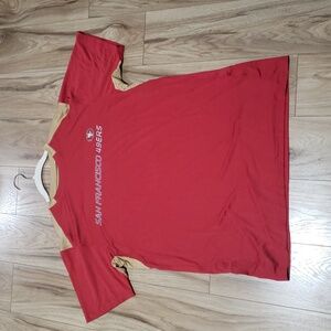 San Francisco Red and Tan Short Sleeve Tee
